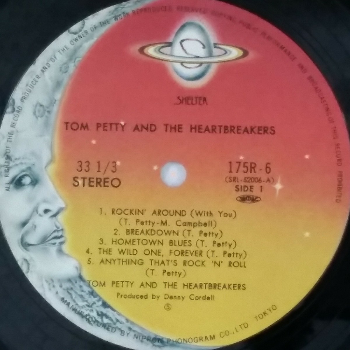 TOM PETTY & THE HEARTBREAKERS s/t 175R6 Japan LP Vinyl VG+ Cover