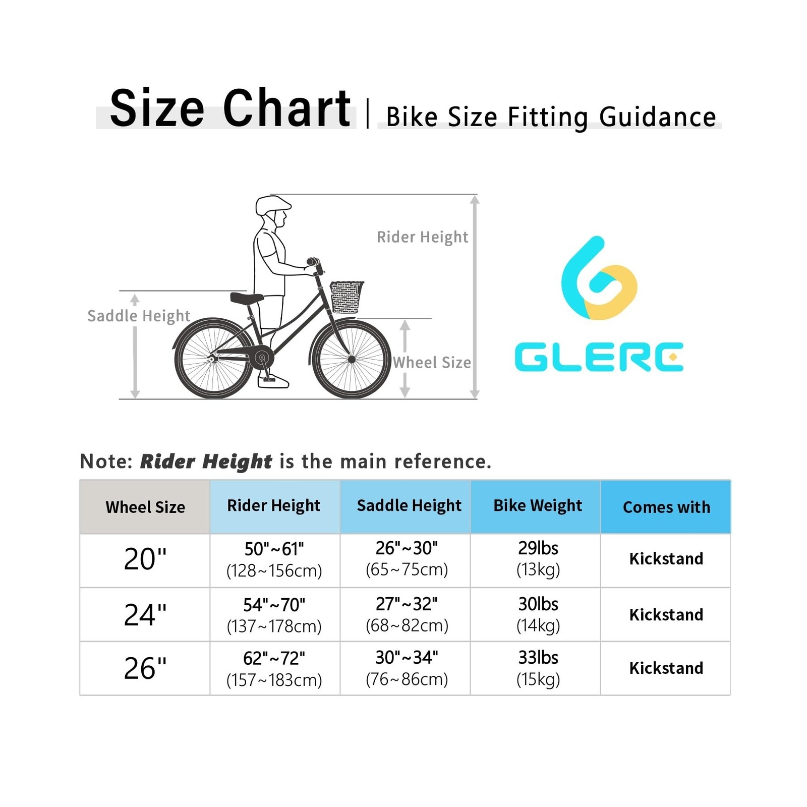 Missy 20" 24" 26" inch Girl Cruiser 6-Speed Hybrid City Bicycle for Youth Ove...
