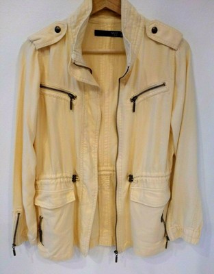 yellow military jacket