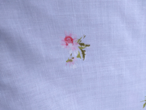 Vintage Fashion Manor Pink Floral Roses Queen Flat Sheet JC Penney Muslin - Picture 10 of 16