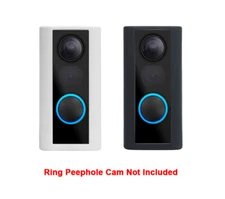 Silicone Case Cover for Ring Door View , Peephole Cam w. UV & Weather Protection