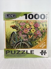 PUZZLE..Jigsaw Puzzle 1000 Pieces 29"X20"-Bicycle Bouquet -50380-31 NIB