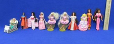 McDonalds Barbie Toy Cake Topper Christmas Asian Princess African European 10Pcs