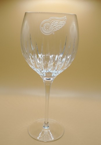 Kristallkelch Detroit Redwings Miller Rogaska Stielglas 9" Souvenir SELTEN - Bild 10 von 10