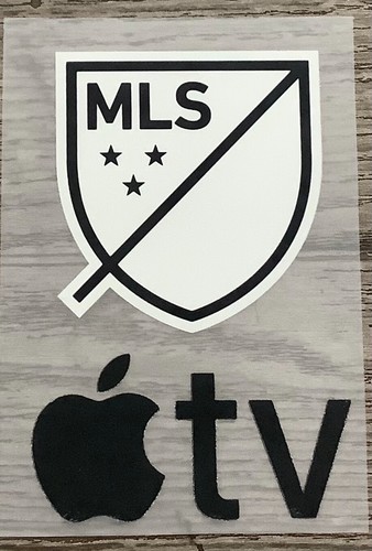 AMERICAN LEAGUE MLS SOCCER APPLE TV&SPONSOR IRON ON PATCHES - Picture 5 of 8