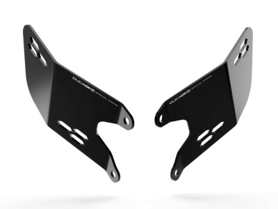 Ducati Hypermotard 950 Aluminum Heel Guards - DBK/Ducabike