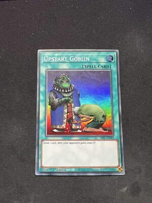 #ad YUGIOH EURO English Upstart Goblin SESL EN043 Super Rare Nm $5.88