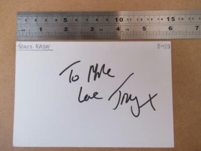 Tracy Kashi comedian performer     Autograph (file WTD4)