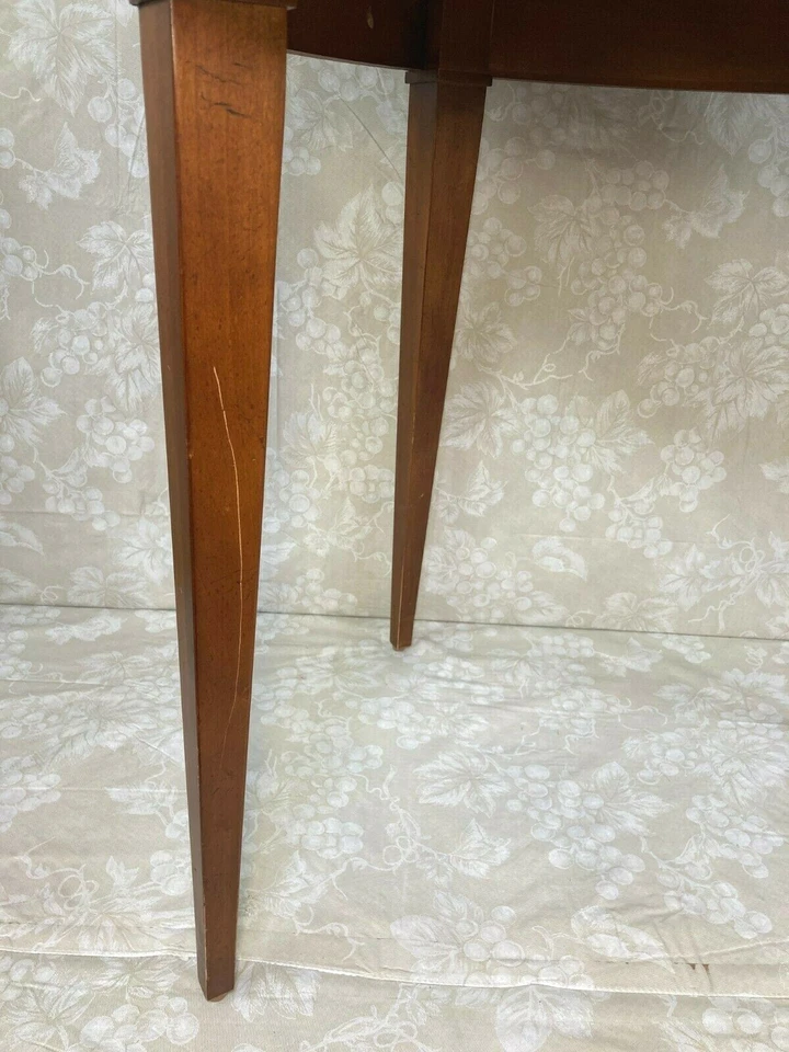 Baker Furniture Company Cherry End Table w/ Tapered Legs - Image 2 of 4