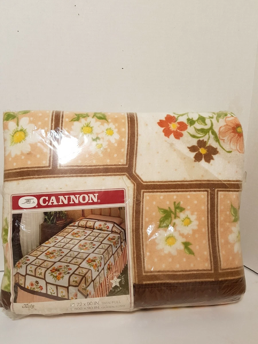 Vintage Cannon blanket Katy twin full