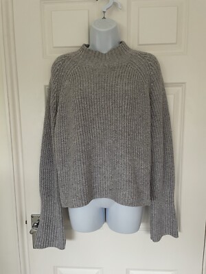 NEXT ~ Grey Flecked Ribbed Jumper From Emma Willis Collection, Size M
