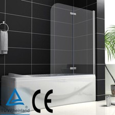 180?Pivot Bath Screen Over Bath 2 Fold Folding Hinge Shower Screen Door Panel S