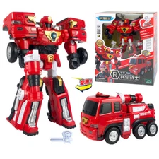 Tobot Fighter Evolution R Transforming Fire Engine Robot Toy Transformer Gift