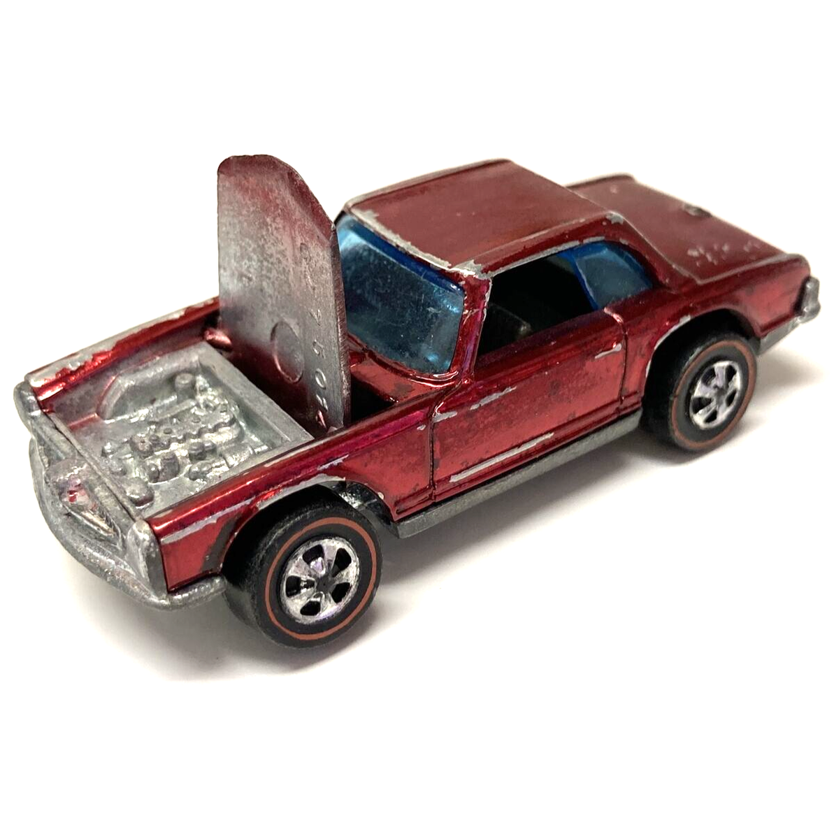 Hot Wheels Redline Mercedes-Benz 280 SL 1969 Red Restored Made in