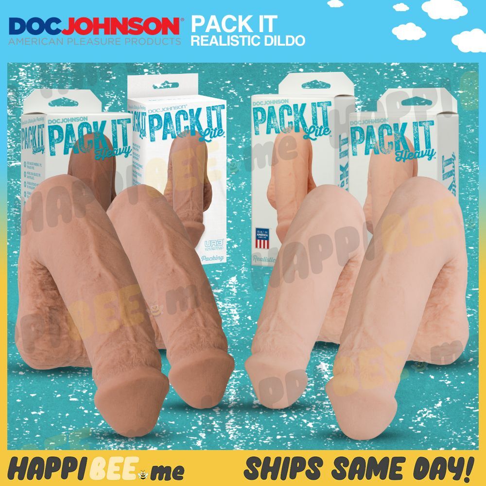 Doc Johnson Pack It Gear Dildo🍯Realistic Limpy Penis FTM Adult Extender  Sex Toy | eBay