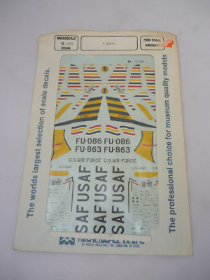 F-86Fs - Microscale Decal
