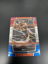 2022 Panini Select WWE Concourse Red and Blue Big E #63 wrestling card