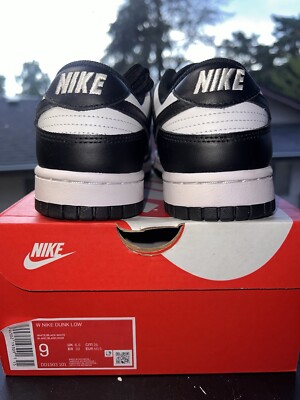 Size 9 - Nike Dunk Low Black White W 194502193091| eBay