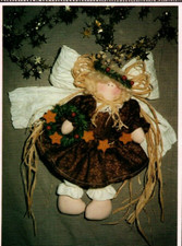 Starlight Angel Country Doll Sewing Pattern Soft Sculpture Star Garland