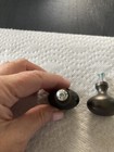 Lot Of 2 Oval Bronze  KNOB drawer pulls cabinet 1.5” — photo 4