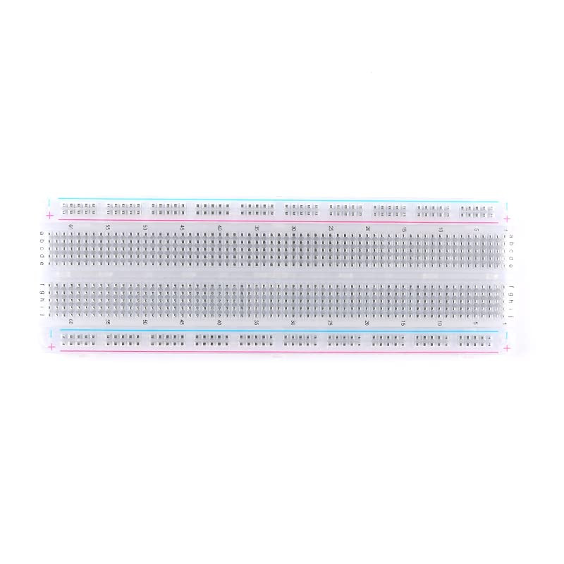 5Pcs MB-102 Breadboard Transparent Breadboard with 830 Tie Points Solderless Bre