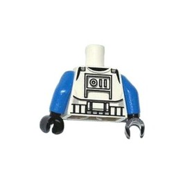 NEW LEGO - Torso - Star Wars - Captain Rex Clone Trooper Blue Arm x1 - 7675 7869