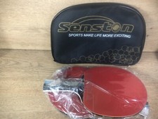 Senston Professional Ping Pong Paddles Set Table Tennis Balls Storage Bag Red