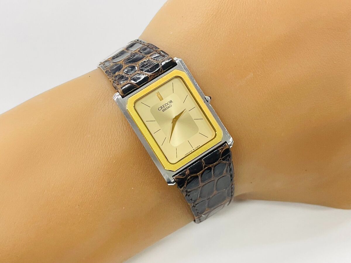 Seiko Credor 6730-5090 Quartz Gold Dial Mens Watch Excellent Seiko Credor 6730-5090 Quartz Gold Dial Mens Watch Excellent