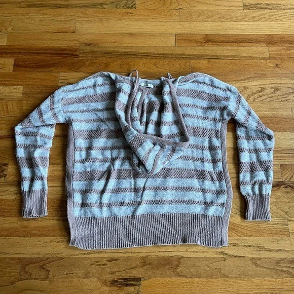 OFF WHITE MADEWELL Felpa con cappuccio a righe M