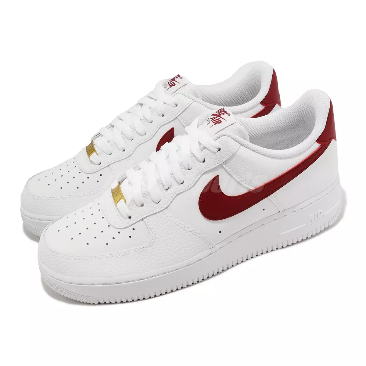 Zapatillas Nike Air Force 1 '07 Blanco y Rojo, Hombre