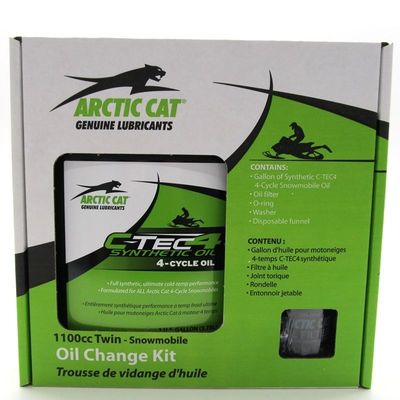 OEM Arctic Cat 1100 5000 Twin 4-Cycle Synthetic C-TEC4 Oil Change