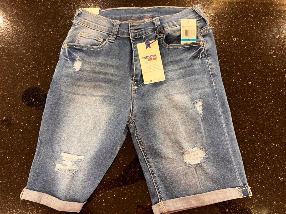 Wallflower Irresistible High Rise Bermuda Denim Shorts Multi Sizes Till  Sold New