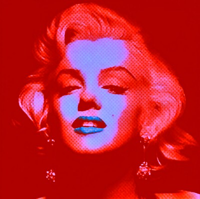  PopArt Marilyn Monroe Ultra 100x100 cm Acrylglas Bild/Loft/Druck/Street Art/XXL