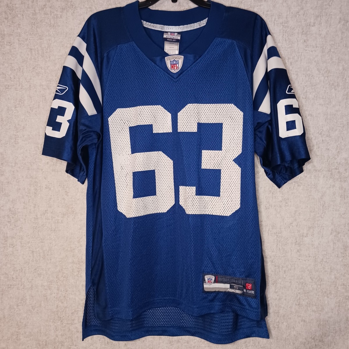 極美品 Reebok NFL COLTS 63 SATURDAY Jersey 00's Marvin Harrison Indianapolis Colts Reebok Authentic NFL