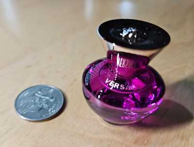 Versace DYLAN PURPLE Pour Femme Eau de Parfum Mini .17oz/5 ml New