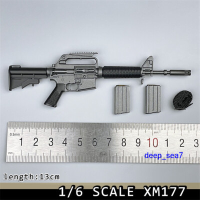 ミリタリー　 1/6 スミス 1:6 WWII XM177 Gun Rifle Weapon Props For 12