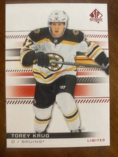 19-20 UD SP Authentic Hockey Red Limited 26 Torey Krug
