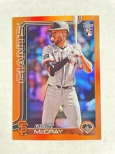 GRANT MCCRAY RC Orange Foil Refractor /25 2025 Topps #213 NRMT