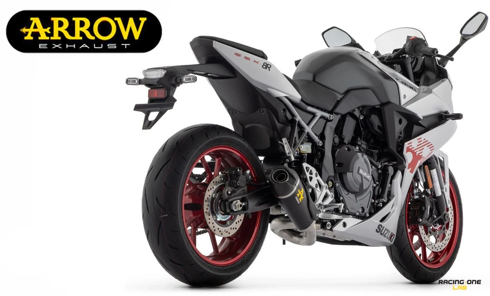SCARICO COMPLETO ARROW CON CAT. EURO5 E TERMINALE NERO SUZUKI GSX-8S / 8R 23-24 - Immagine 3 di 4