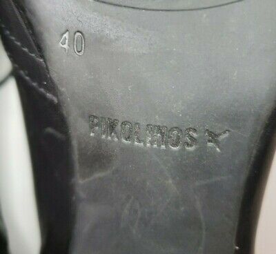 De Dios Contemporáneo herir Pikolinos Womens 40 US 8.5-9 Black Brogue Lace Up Oxford Heels EUC | eBay