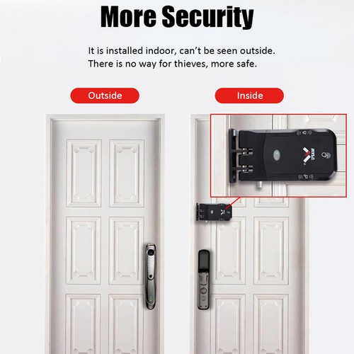 WAFU Lock Electronic Keyless Door Lock Invisible Keyless C4I7 - Picture 11 of 12