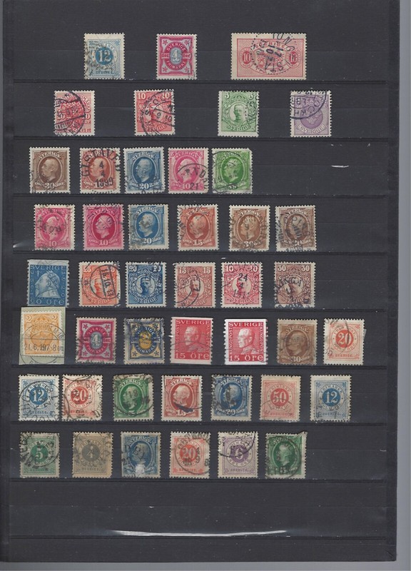 SWEDEN-CLASSIC-COLLECTION-OLDER-MANY BETTER-U-APPEAR AV TO VF-NOT LIFTED.