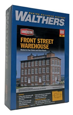 Walthers Cornerstone HO Front Street Warehouse Kit 933-3069