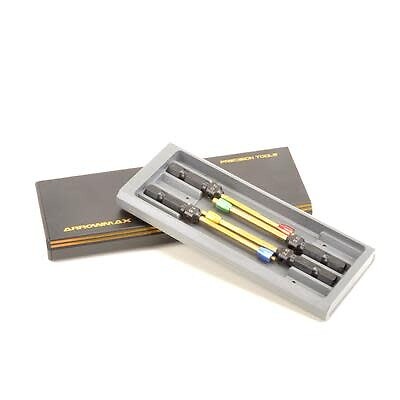 AM502901 Arrowmax Power Tool Tip Set 4pcs + Alloy Case B/Golden