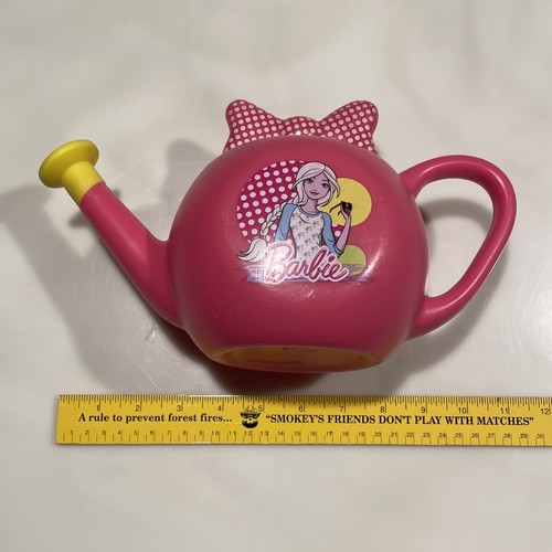 Barbie 2016 Mattel Pink Polka Dot Bow Children’s Watering Can/Sprinkler Spout - Picture 6 of 9