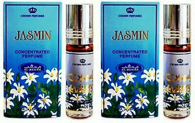 Jasmin - 6ml (.2oz) Roll-on Perfume Oil by Al-Rehab (2 Pack)