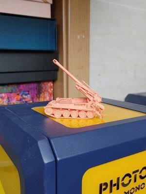 3D Printing 1/48 French Amx13F3Am Self-Propelled Artillery Model Kit