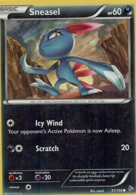 Flashfire #51/106 Sneasel (51)