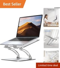 Ergonomic Adjustable Laptop Stand - Portable Foldable Riser for 10-17" Devices