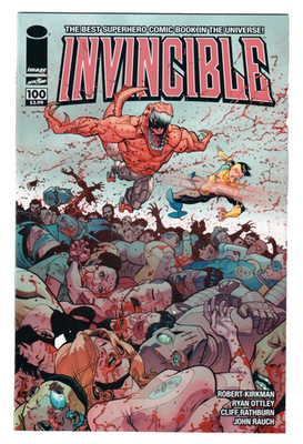 Image Comics Invincible #100 Ryan Ottley Wraparound Cover Minor Corner Damage